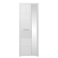 Шафа із дзеркалом Флеймс REG1L1D/20/7 Білий/білий глянець ВМК (БРВ) Україна